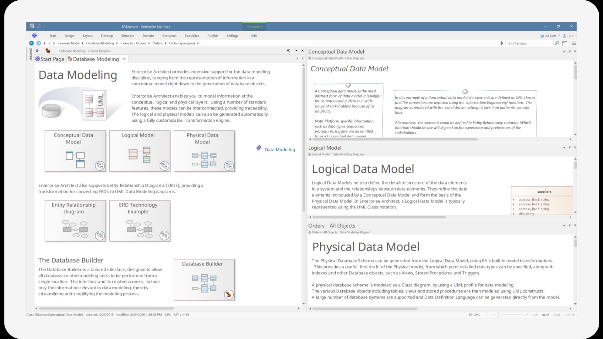 Database Engineering with Sparx Systems Enterprise Architect