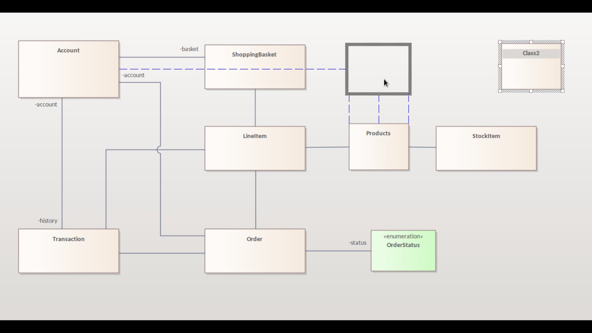 diagram smart placements and guidelines in sparx enterprise architect 17