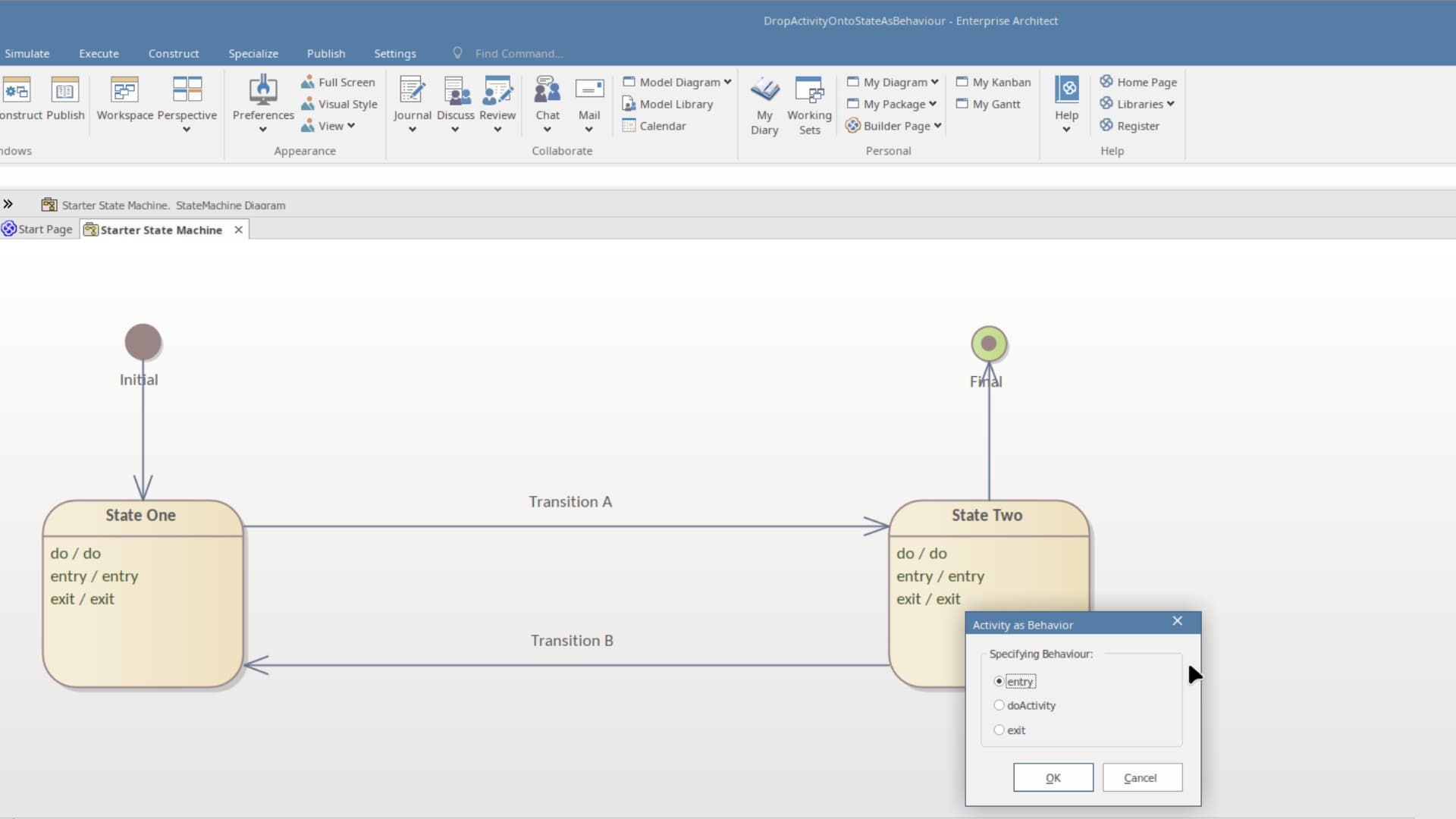 sparx enterprise architect sparx ea 17 drag and drop features