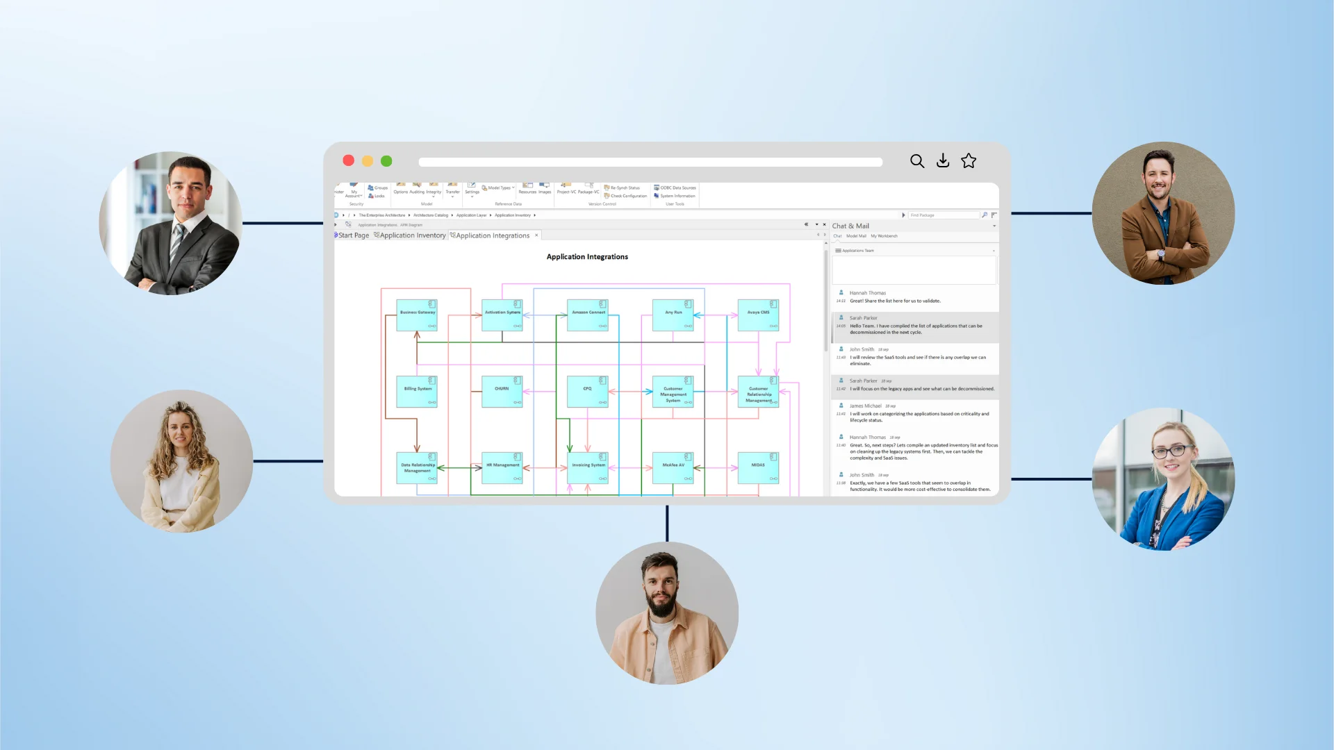 Professional Asian business team members working together on laptops in modern open office space with glass walls and collaborative workspace setup showing real-time digital collaboration
