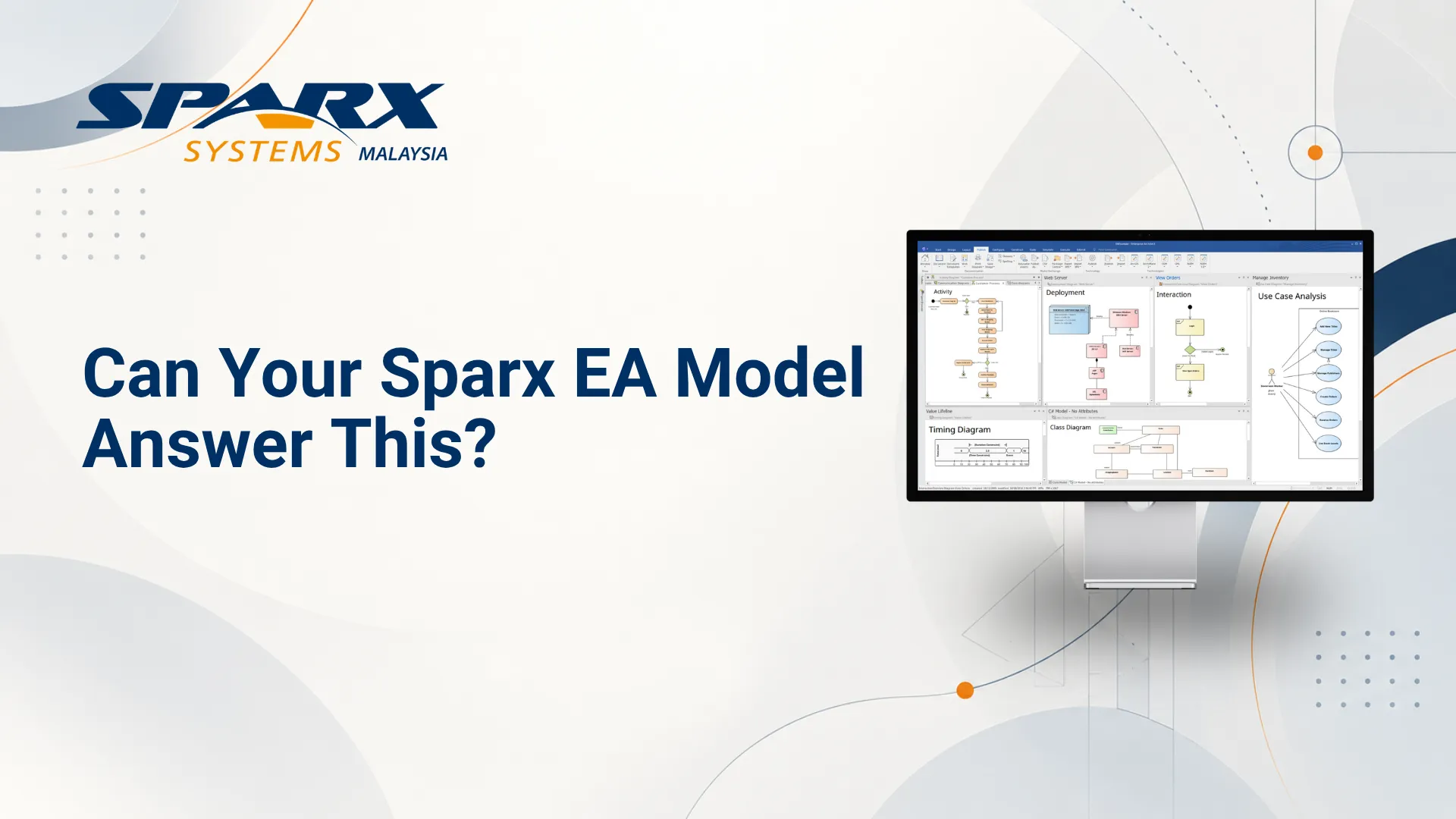 Using Sparx EA for Diagrams? Check What Your Models Can Answer